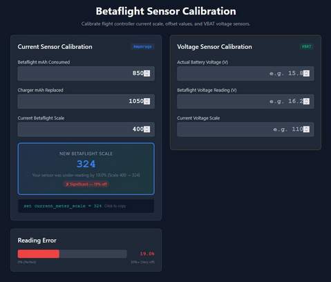 Sensor Calibration Tool